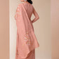 Elegant Stylera soft cotton saree with floral design in pastel pink for a stylish look