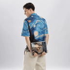 Starry Nights Resort Collar Shirt