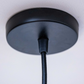 Sozori black ceiling mounting plate for stylish bedroom lighting ideas with durable cord attachment
