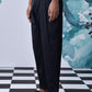 Stylish black pants for work by Stylera paired with black dress shoes