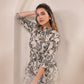 Stylera stylish co-ord outfit for women featuring artistic face prints and a comfortable fit