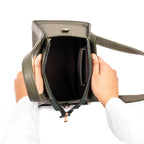 Stylish compact handbags for women featuring a spacious interior with a sleek design