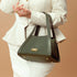 Stylish compact handbags for women in olive green, perfect for everyday use and versatile styling