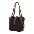 Elara Tote Bag in dark brown with stylish straps, perfect as a stylish everyday tote purse