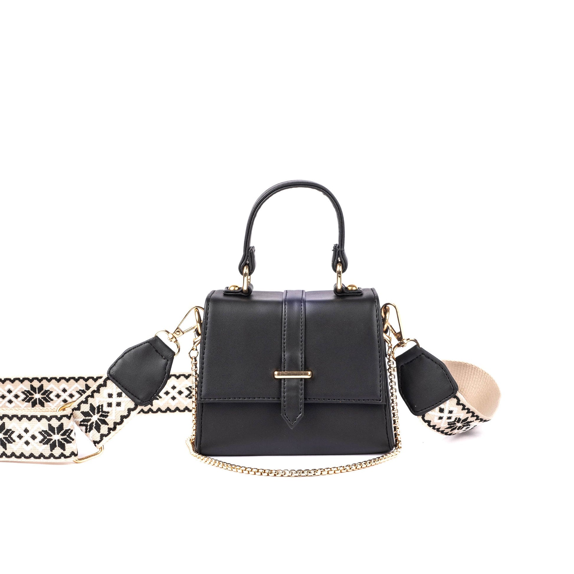 Stylish small shoulder bag for women by Stylera featuring a sleek design and decorative strap