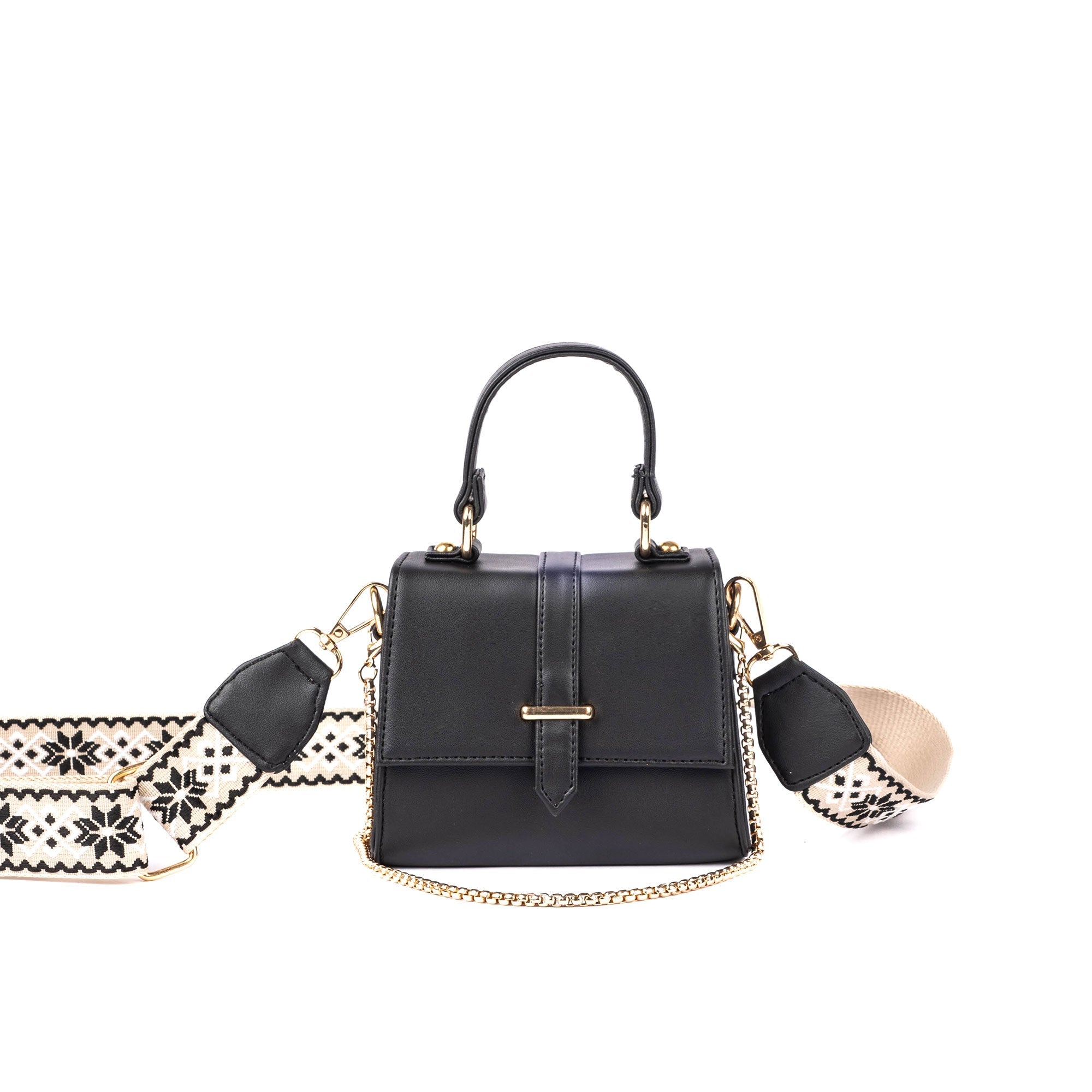 Stylish small shoulder bag for women by Stylera featuring a sleek design and decorative strap