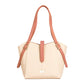 Elara Tote Bag in beige and peach, a stylish women's tote bag for everyday use