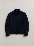 Men's Monaco Night Suede Bomber Zipper Jacket Vellure