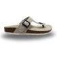Stylera sustainable fashion sandals women with a stylish buckle and comfortable footbed
