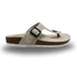 Stylera sustainable fashion sandals women with a stylish buckle and comfortable footbed