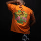 Orange Oversized T-shirts 