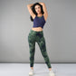 Navy Tie Dye Bra T Shirt with a Stylish Knot Design for Active Wear Enthusiasts