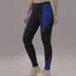 Trendy black blue athletic pants designed for comfort and style during workouts