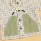 Stylera trendy boys hooded shirt with plaid design and green patch pockets