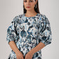 Stylera trendy casual tops for women featuring a floral design and puff sleeves for a stylish look