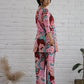 Trendy cotton two piece outfit from Stylera featuring a vibrant floral print and comfortable fit