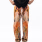 Stylera trendy fire design pants with a unique abstract pattern in vibrant colors