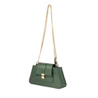 Trendy green handbag from Stylera with a gold chain strap and stylish design