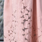 Stylera blush pink maxi dress with heart and floral cutout appliques trendy maxi dress for women