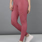 Stylera trendy pink gym leggings with stylish cutouts and high waist for comfort during workouts