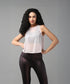 Trendy sheer crop tops for women featuring a lightweight design and stylish fit for casual wear