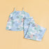 Stylera trendy sleeveless matching set with colorful abstract patterns for casual summer wear