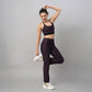 Stylera trendy sports bras with back design paired with matching leggings for activewear