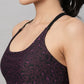 Stylera trendy sports bras with back design featuring a stylish leopard print