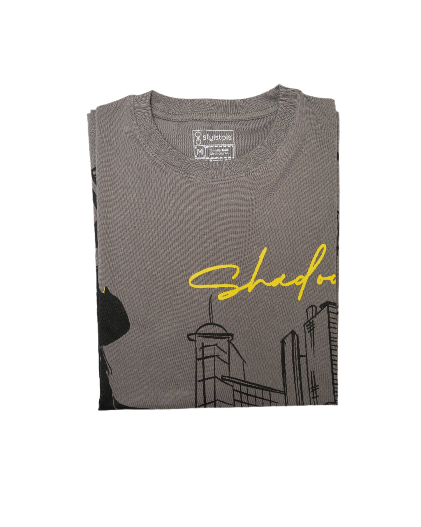 Stylstpls trendy statement oversized t-shirt featuring urban graphic design and stylish colors
