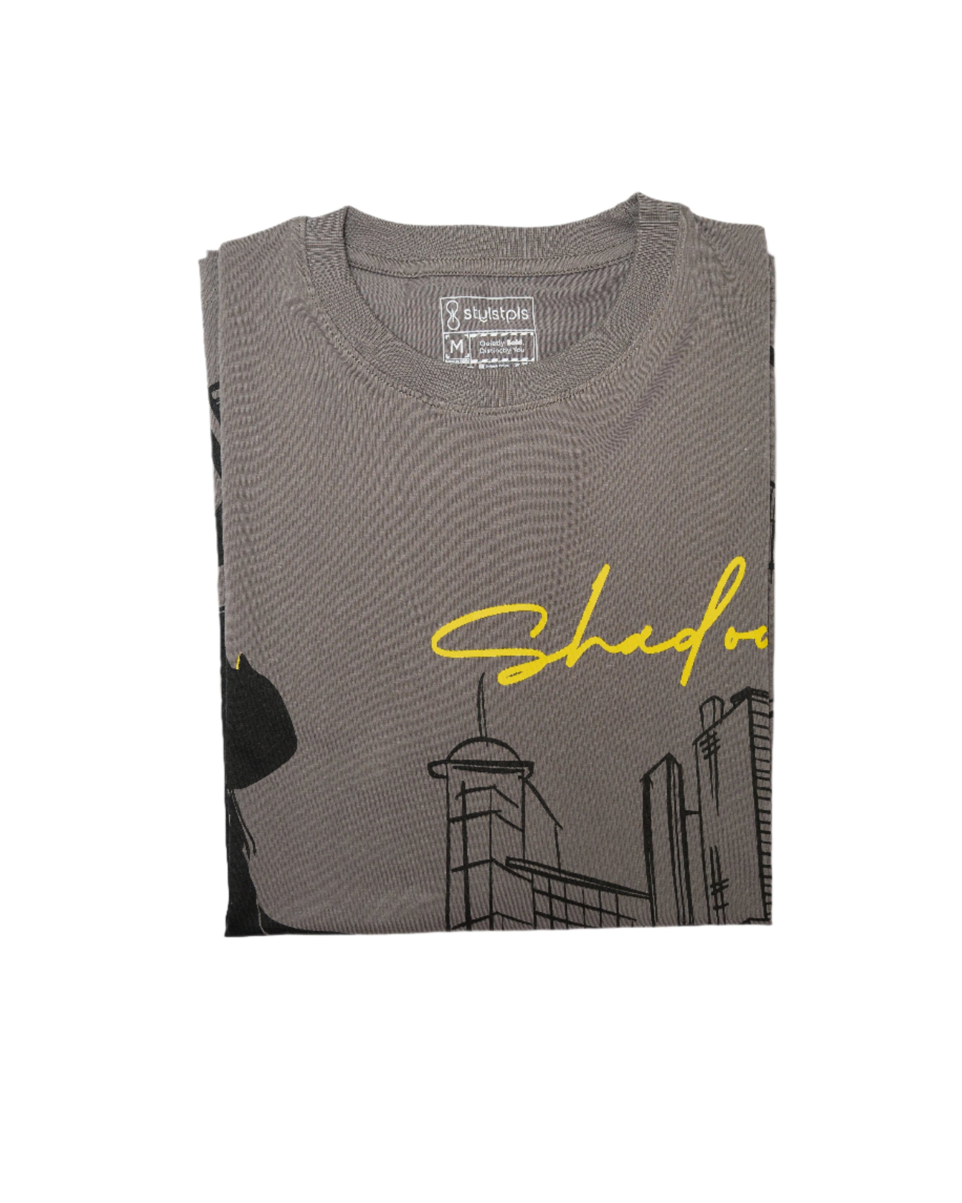 Stylstpls trendy statement oversized t-shirt featuring urban graphic design and stylish colors