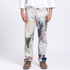 Stylera trendy statement pants for men with a colorful abstract design and relaxed fit
