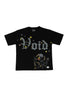 Stylstpls trendy streetwear black t-shirt featuring bold &
