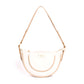 Trendy white leather purse from Stylera with a stylish design and adjustable strap