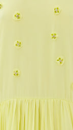 Elina Lime Dress De Novoo