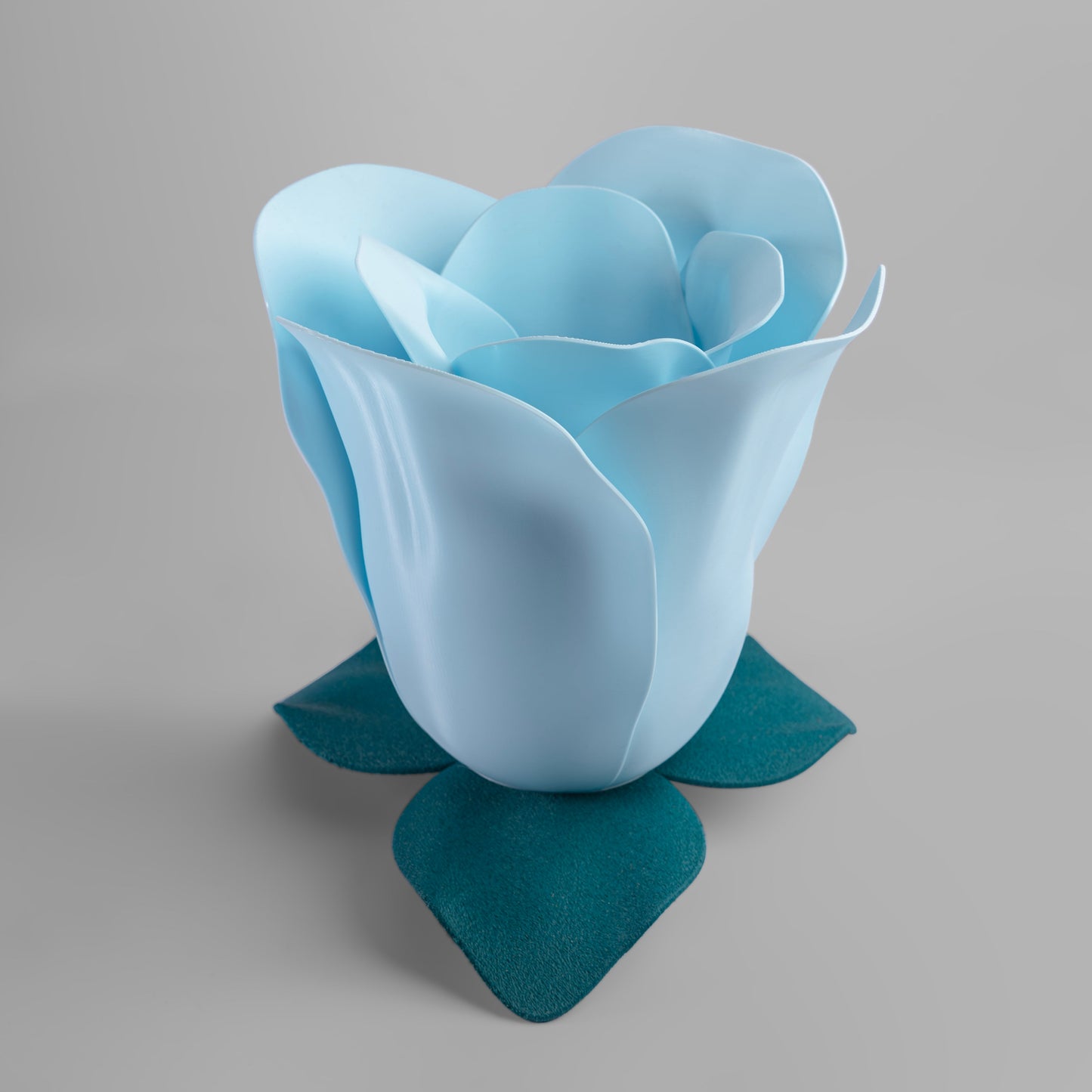 Sozori Blue Aura Rose Lamp for unique bedroom accent lighting with a modern design