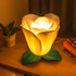 Sozori unique bedroom accent lighting lamp designed as a flower with a soft glow