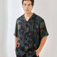 Unique print casual shirt from Stylera in vibrant colors with a tropical design
