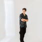 Man wearing a unique print casual shirt from Stylera in a stylish pose