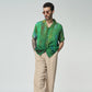 Stylish Stylera unique print mens shirts in vibrant green colors for a modern casual look