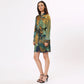 Stylera unique printed dresses for women featuring a stylish long shirt design with vibrant colors