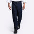 Stylera unique statement jeans for men in dark blue with unique decorative elements and a relaxed fit