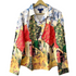 Stylera colorful button front unique women&