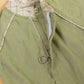 Stylera unisex bomber jacket in light green with a zipper and patterned lining
