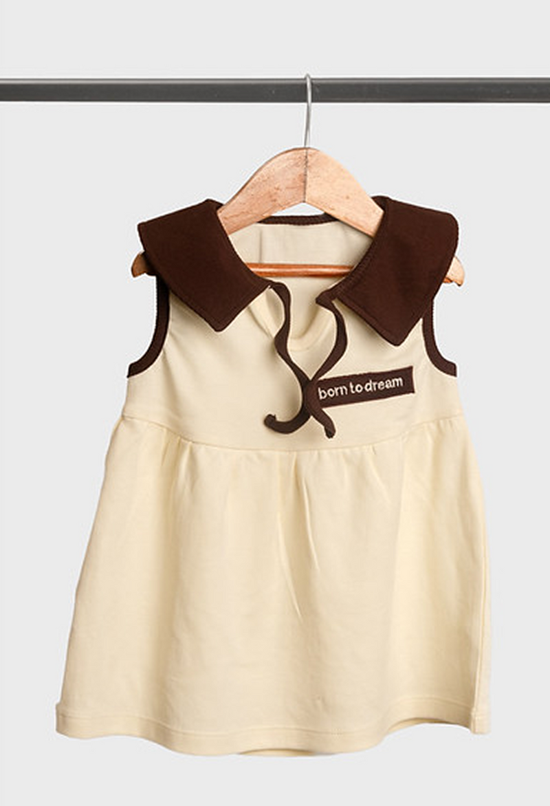 Vanilla Cocoa Dress Set Born Plus