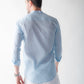 Pinstripe linen Amalfi Blue Shirt