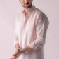 100% Linen Soft Touch in Pearl Pink Shirt