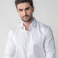 CheckMate Giza Satin Classic white Shirt