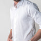 CheckMate Giza Satin Classic white Shirt