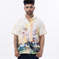 Stylera Venice printed shirt for men featuring a colorful artistic design with a relaxed fit