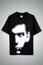 White Abstract Face T-Shirt